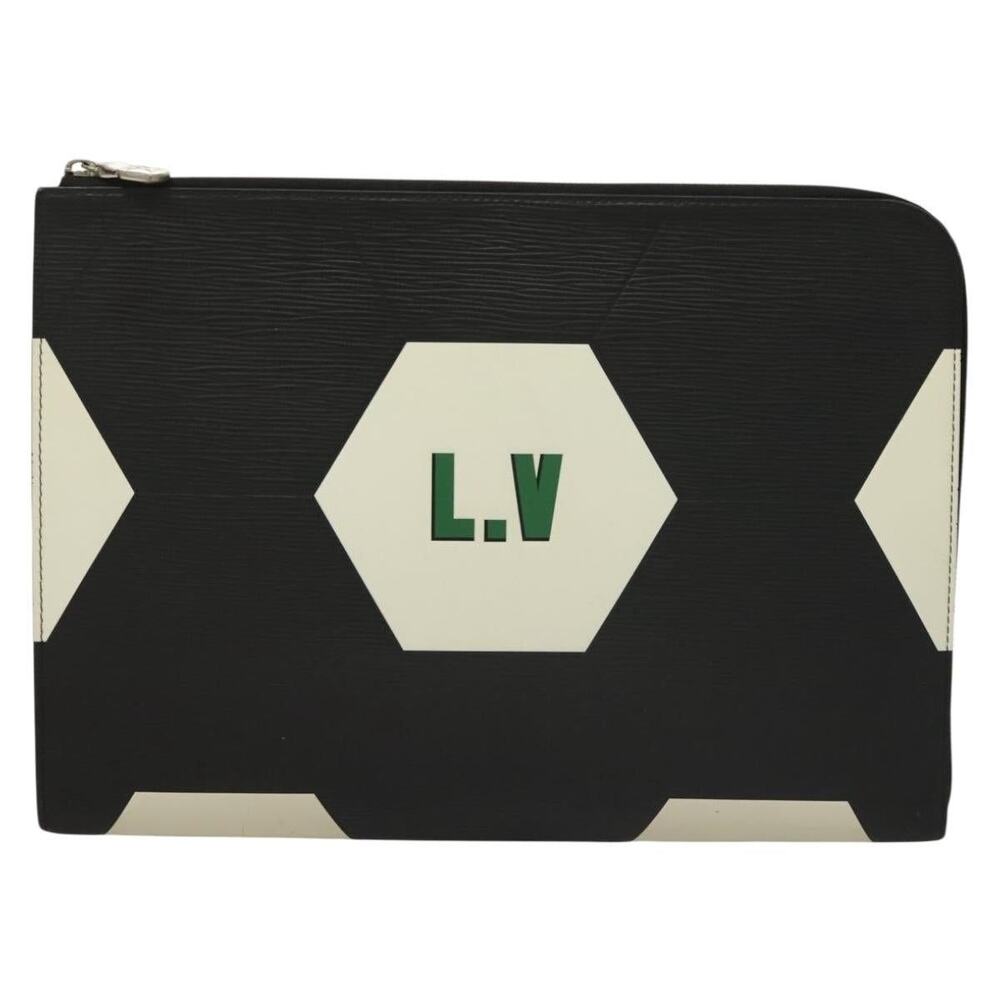 Louis Vuitton Epi Pochette Jules GM Clutch Bag Black